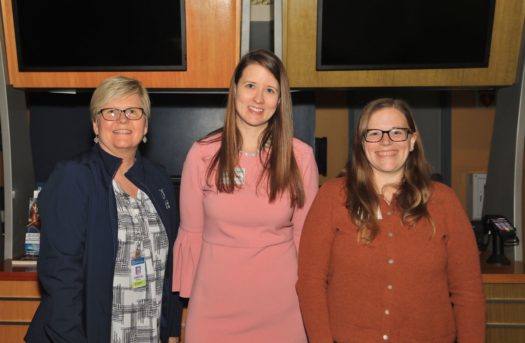 Loretta Muretich, Christina Carlson, Erin Burnett